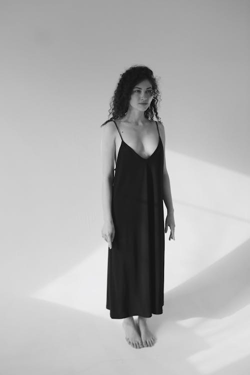 A Woman in a Black Dress 