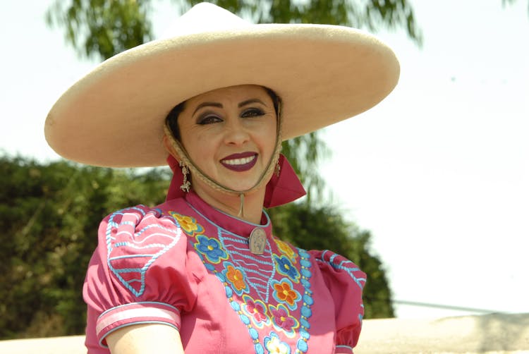 Beautiful Woman In Traditional Clothing