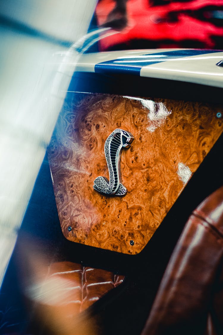 Detail In The Interior Of The Classic Ford Mustang Shelby GT