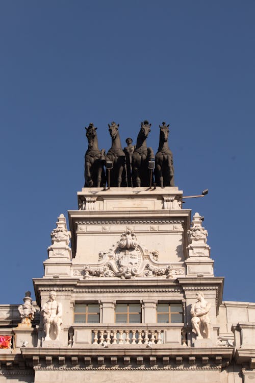 Statues on a Building
