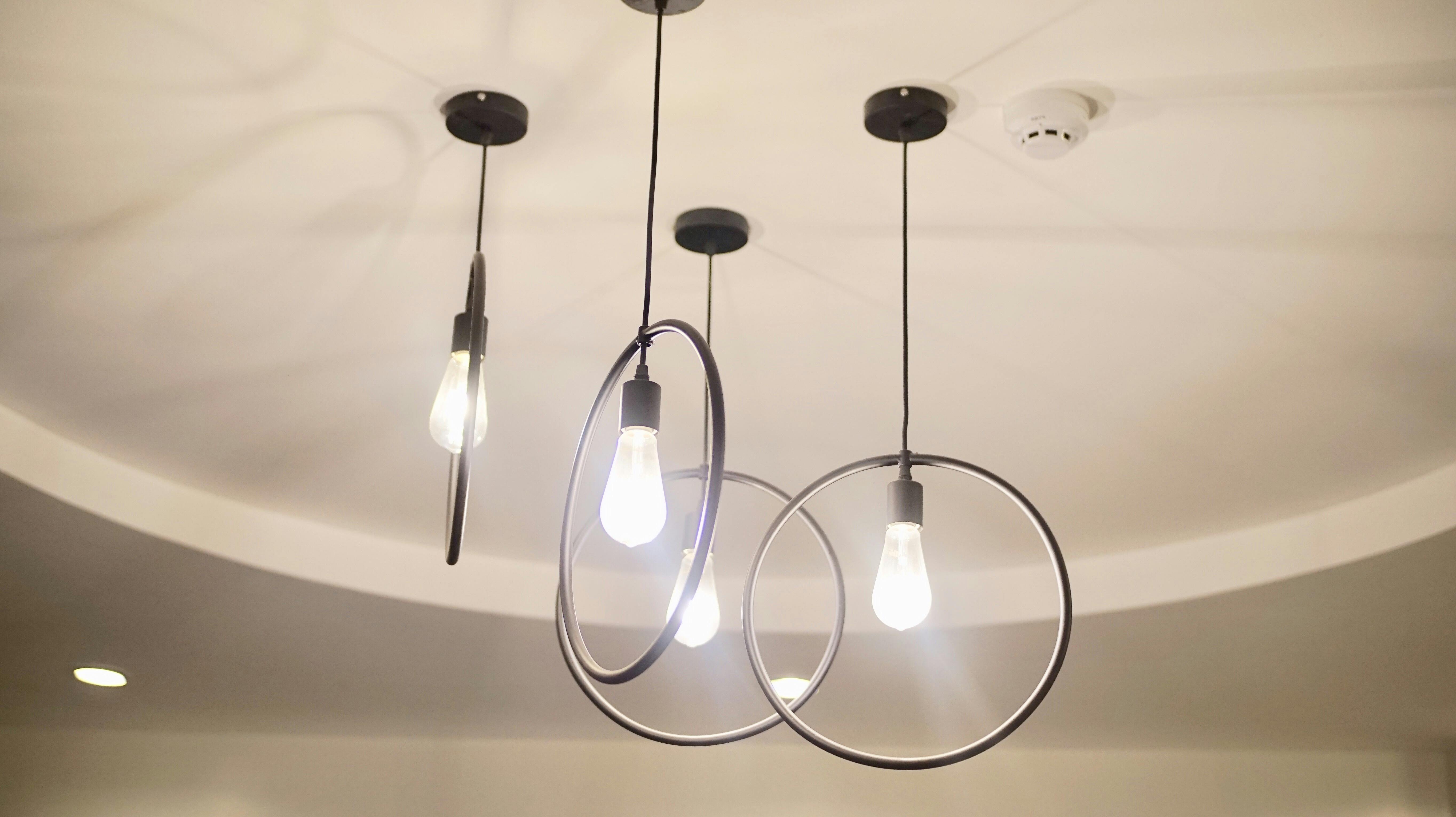Free stock photo of ceiling lights, Drop Lamp, lighting