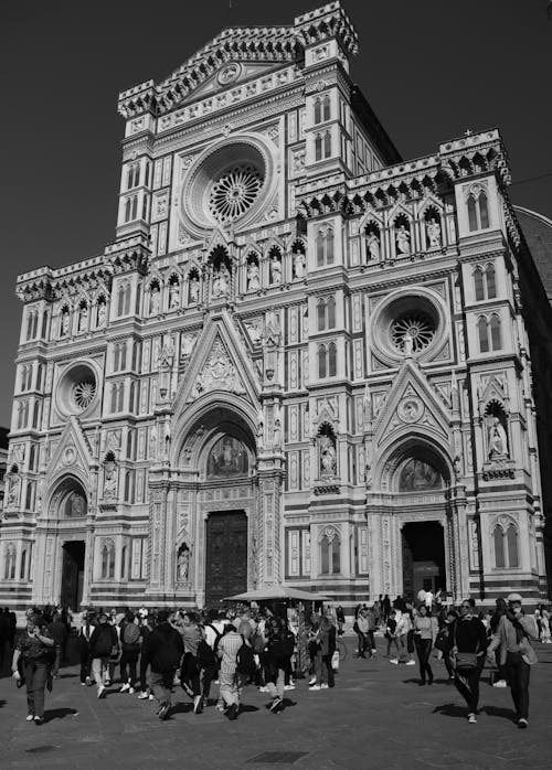 Gratis stockfoto met attractie, eenkleurig, florence kathedraal