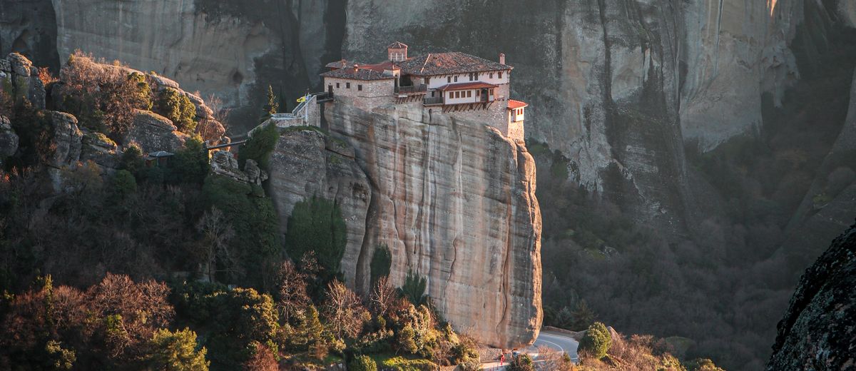 El monasterio de Roussanou, en Meteora