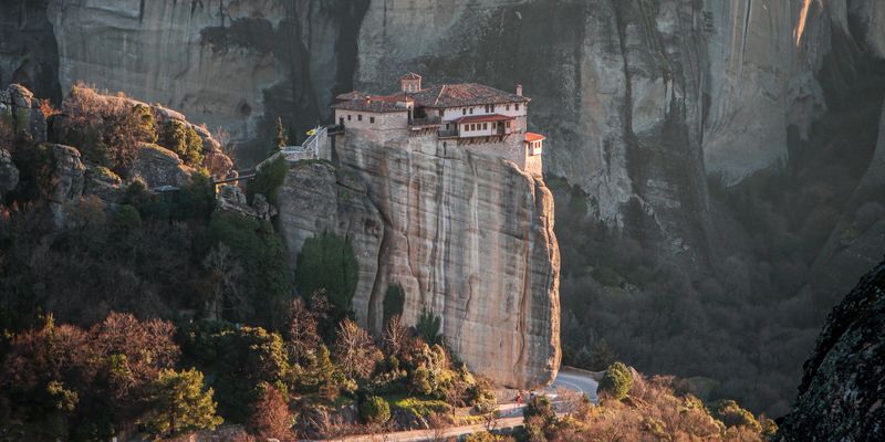 El monasterio de Roussanou, en Meteora
