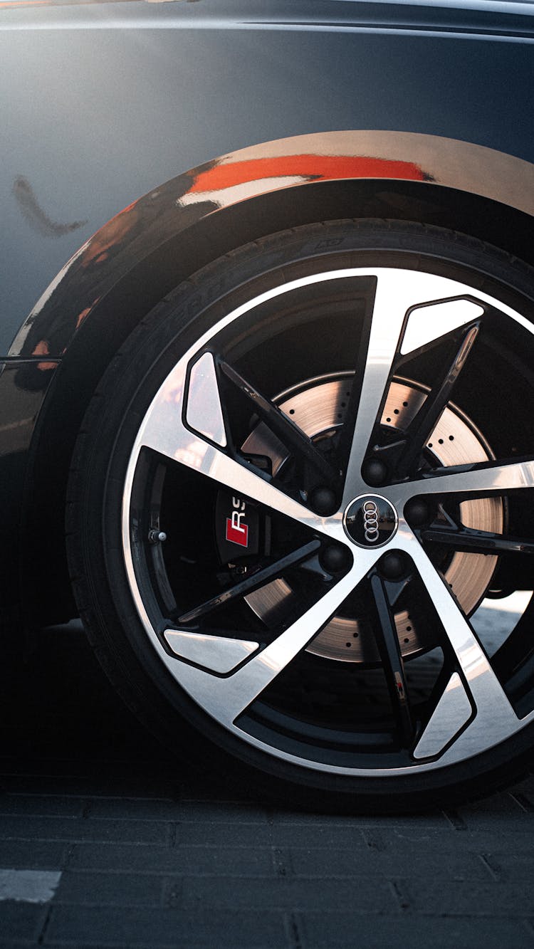 Close-up Of The Wheel Of A Car