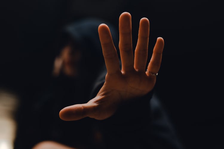 Close-up Of The Hand With A Ring