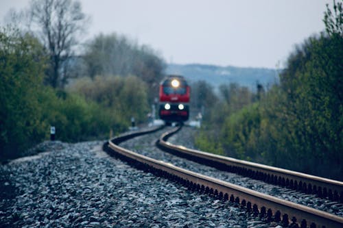 Imagine de stoc gratuită din antrena, cale ferată, linie de cale ferată