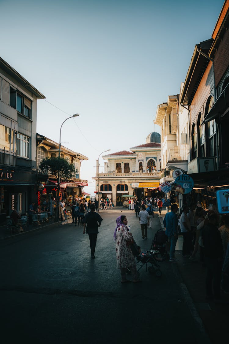 People Walking On Street