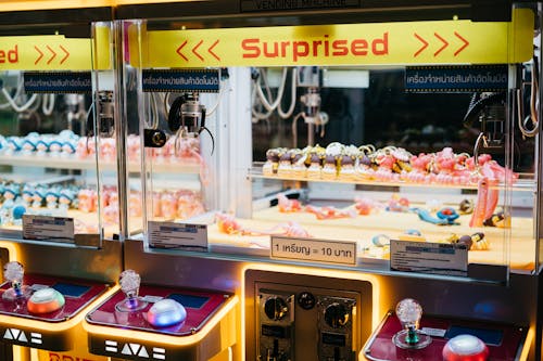 Claw Machines with Toys