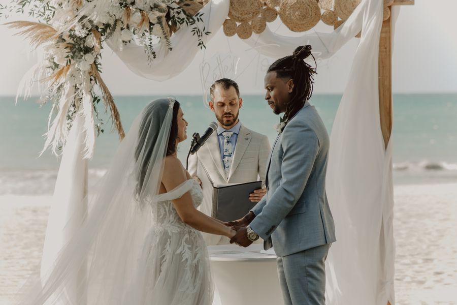 Destination wedding celebration