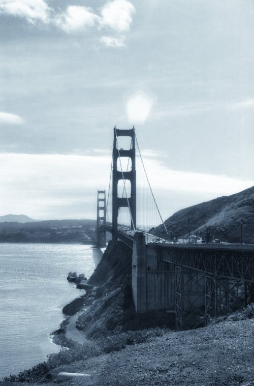 Kostnadsfria Kostnadsfri bild av Förenta staterna, Golden Gate-bron, hängbro Stock foto