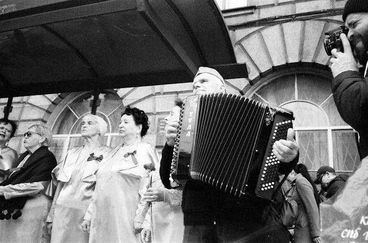 Music Band With Accordion