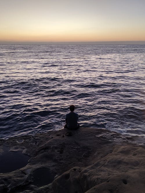 Free Kostnadsfri bild av hav, horisont, silhuett Stock Photo