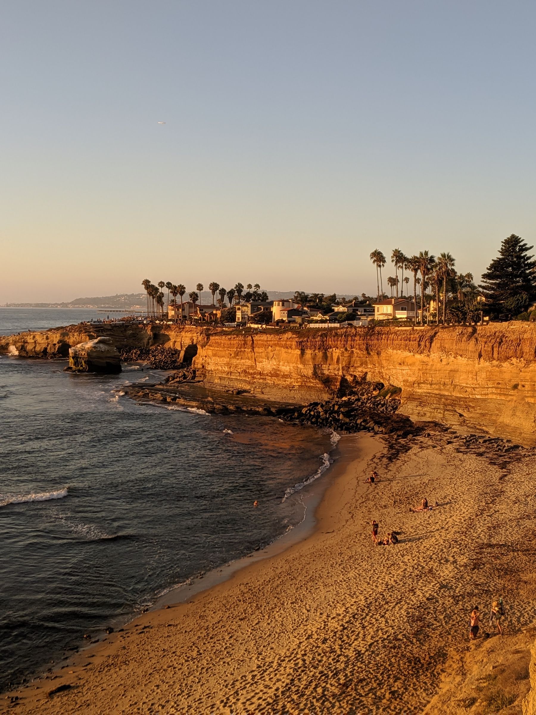 Sunset along the San Diego coast