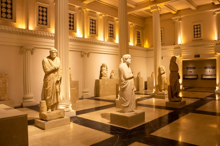 Exposition Of Marble Statues