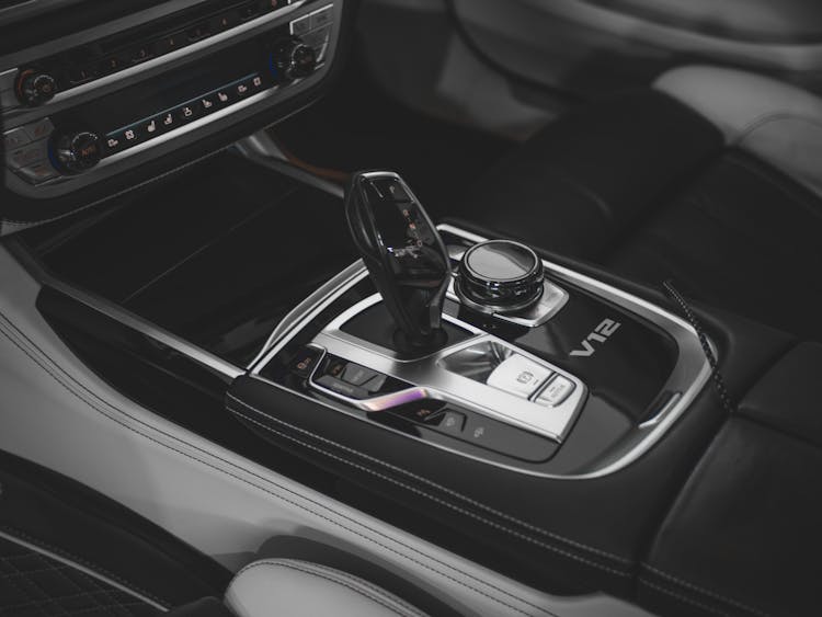 Center Console In The BMW 7 Series