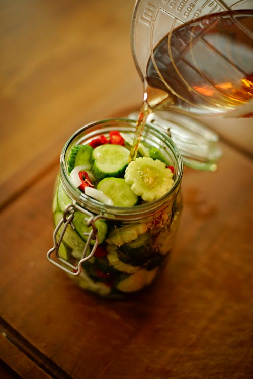Cucumbers in a Jar 