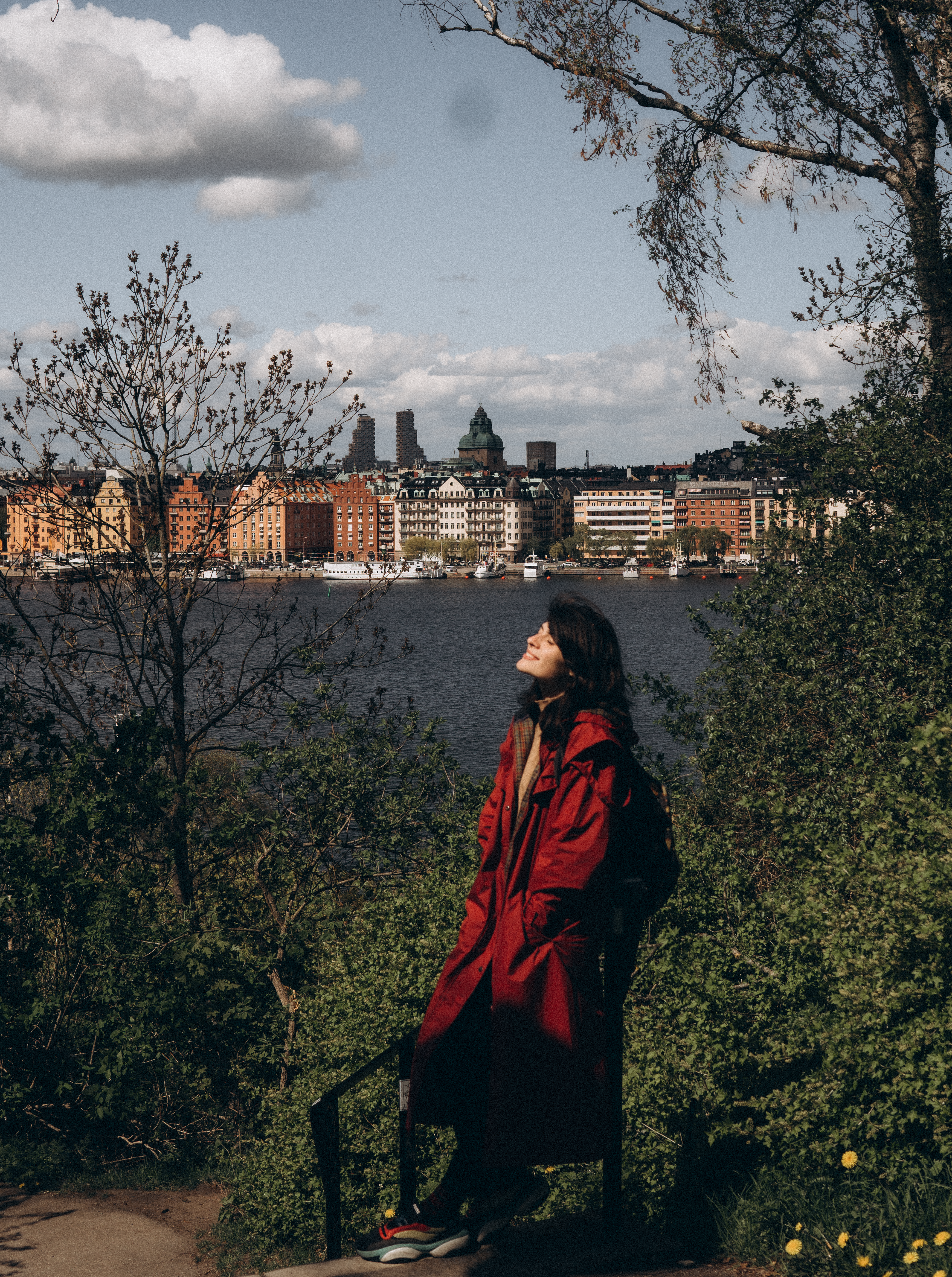 Smiling Woman in Park · Free Stock Photo