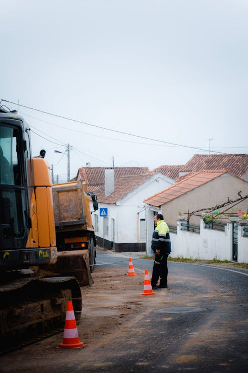 Construction Equipment on the Road