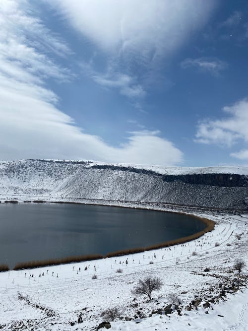 Free stock photo of mountain lake