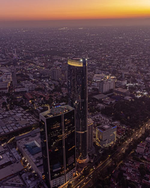 The Torre Mitikah  in Mexico City Mexico