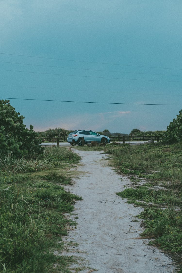 A Path And A Car