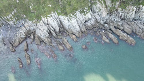 Imagine de stoc gratuită din coastă, fotografie aeriană, fotografie cu drona