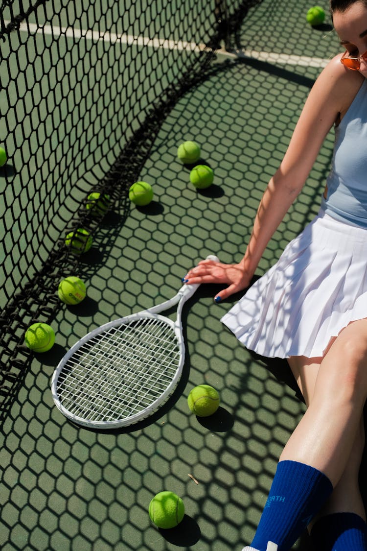 Portrait Of Female Tennis Player