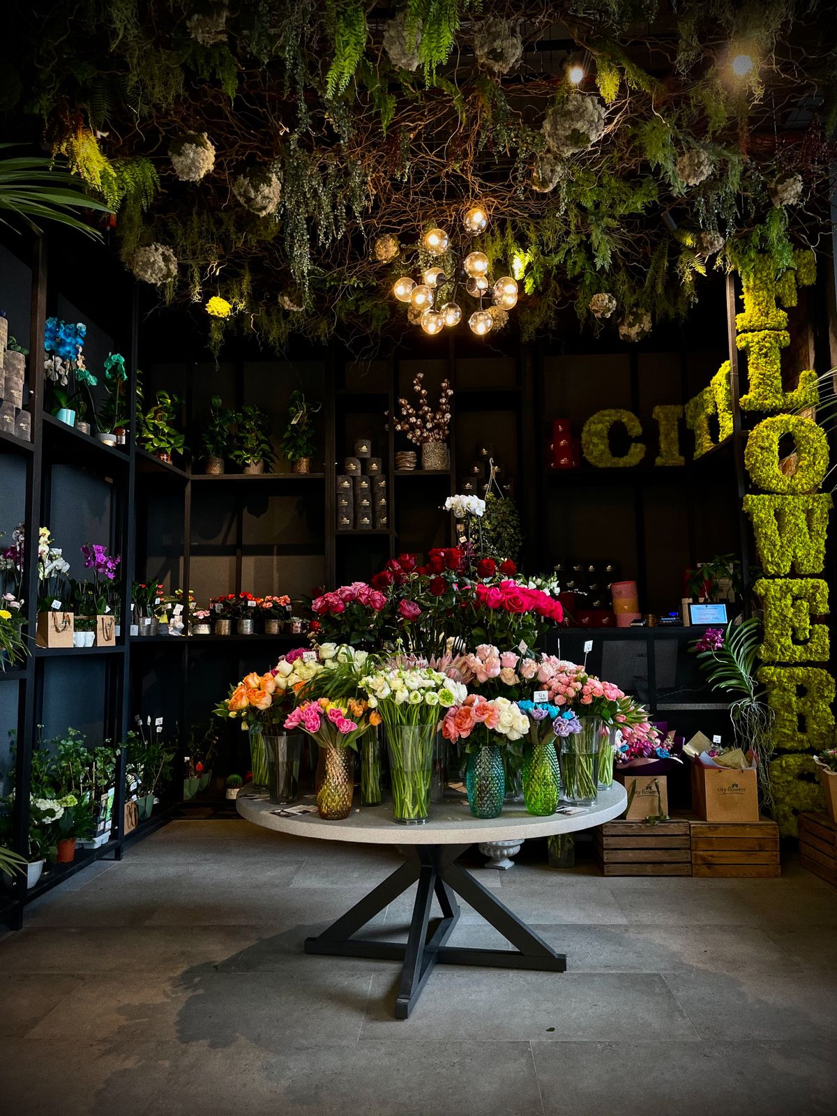 Flower shop interior