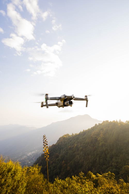 Free Flying Drone Stock Photo