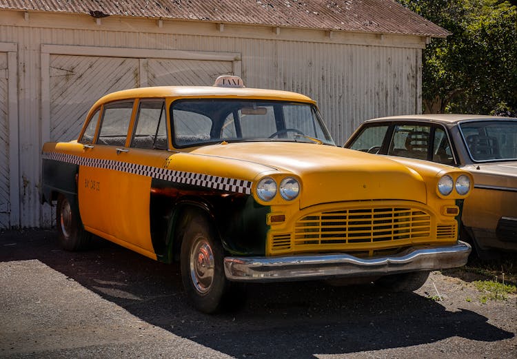 Photo Of Checker Taxi Car 