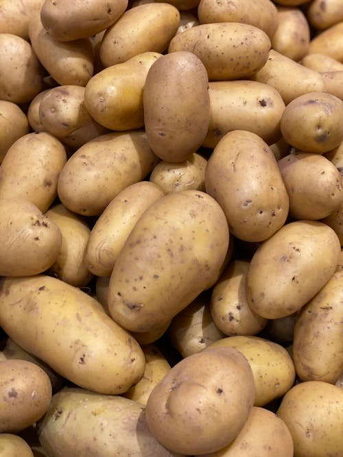 Yellow Potatoes in Close-Up Photography