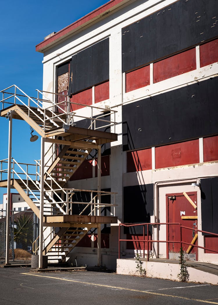 Backdoor Stairways Of A Building