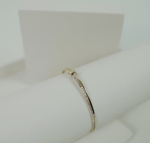 Gold Bracelet with Diamonds