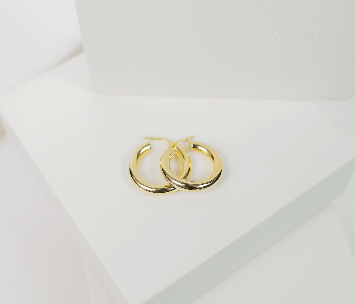 Gold hoop and ring duo