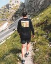 Man hiking in the moutains