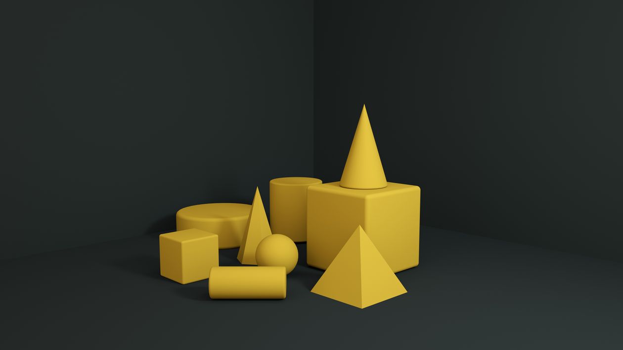 Simple Rendered Shape 3D Render of Shapes · Free Stock Photo