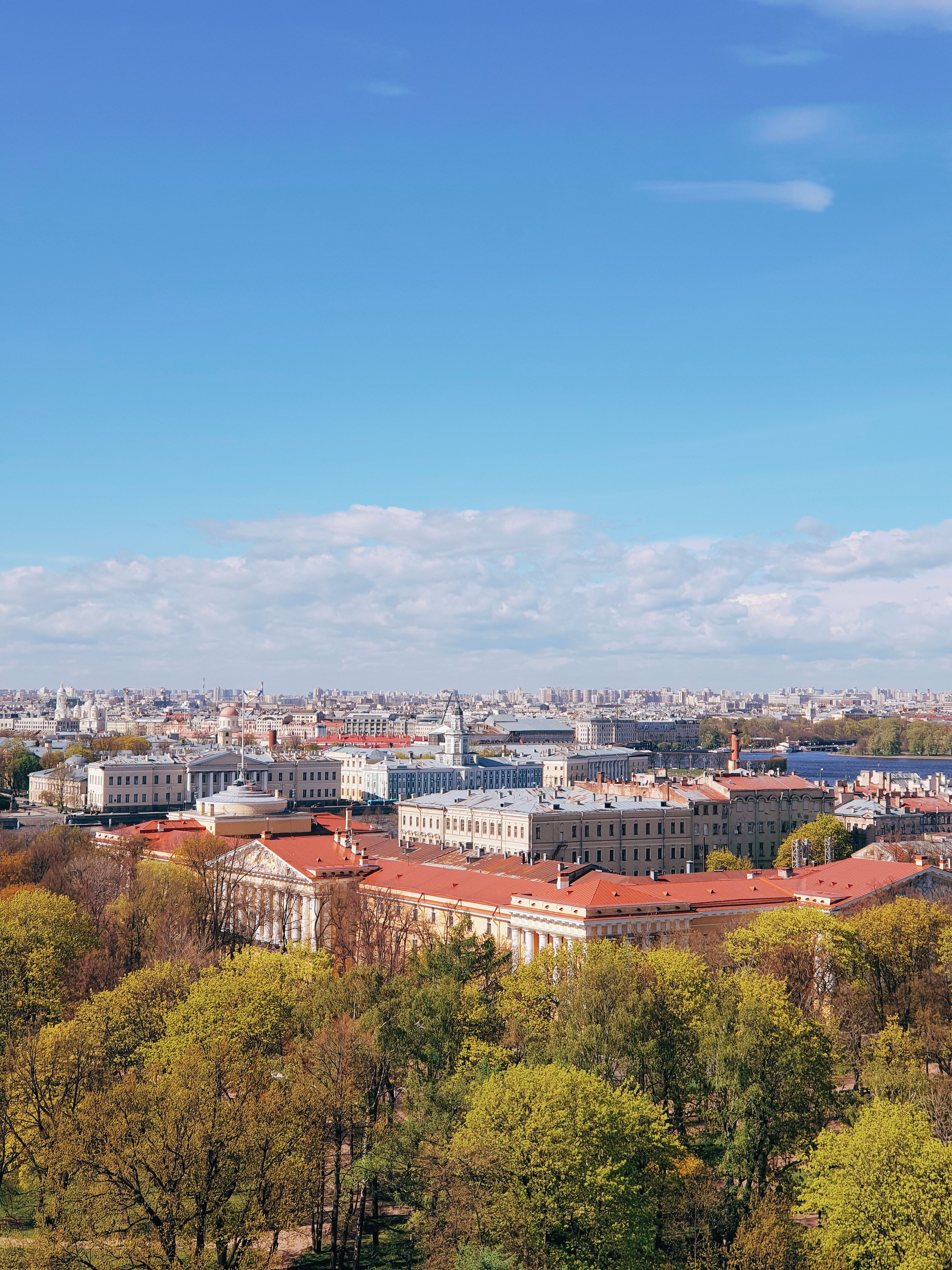 Aerial Photography of City Buildings under the Blue Sky · Free Stock Photo