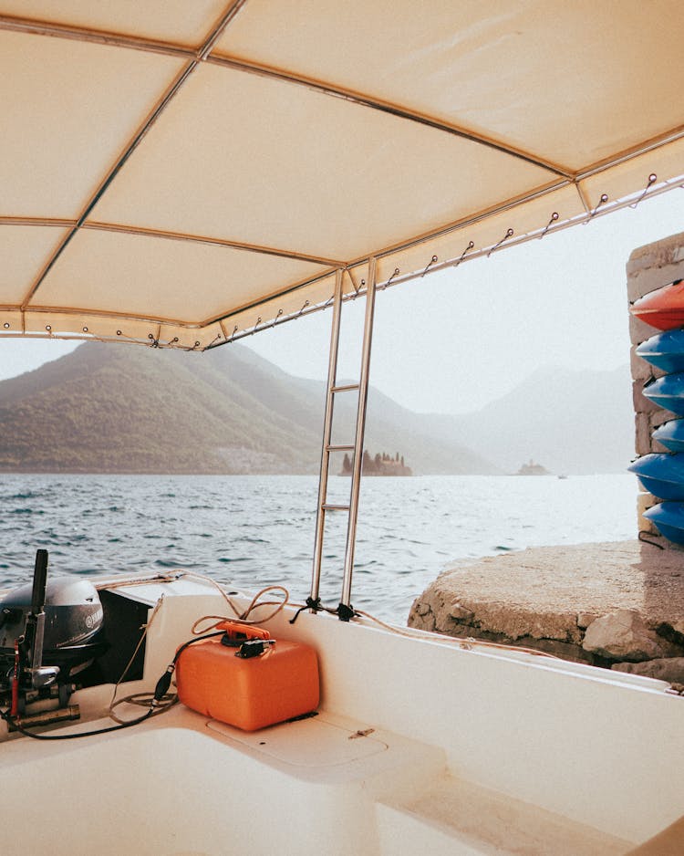 View Of Sea In A Yacht 