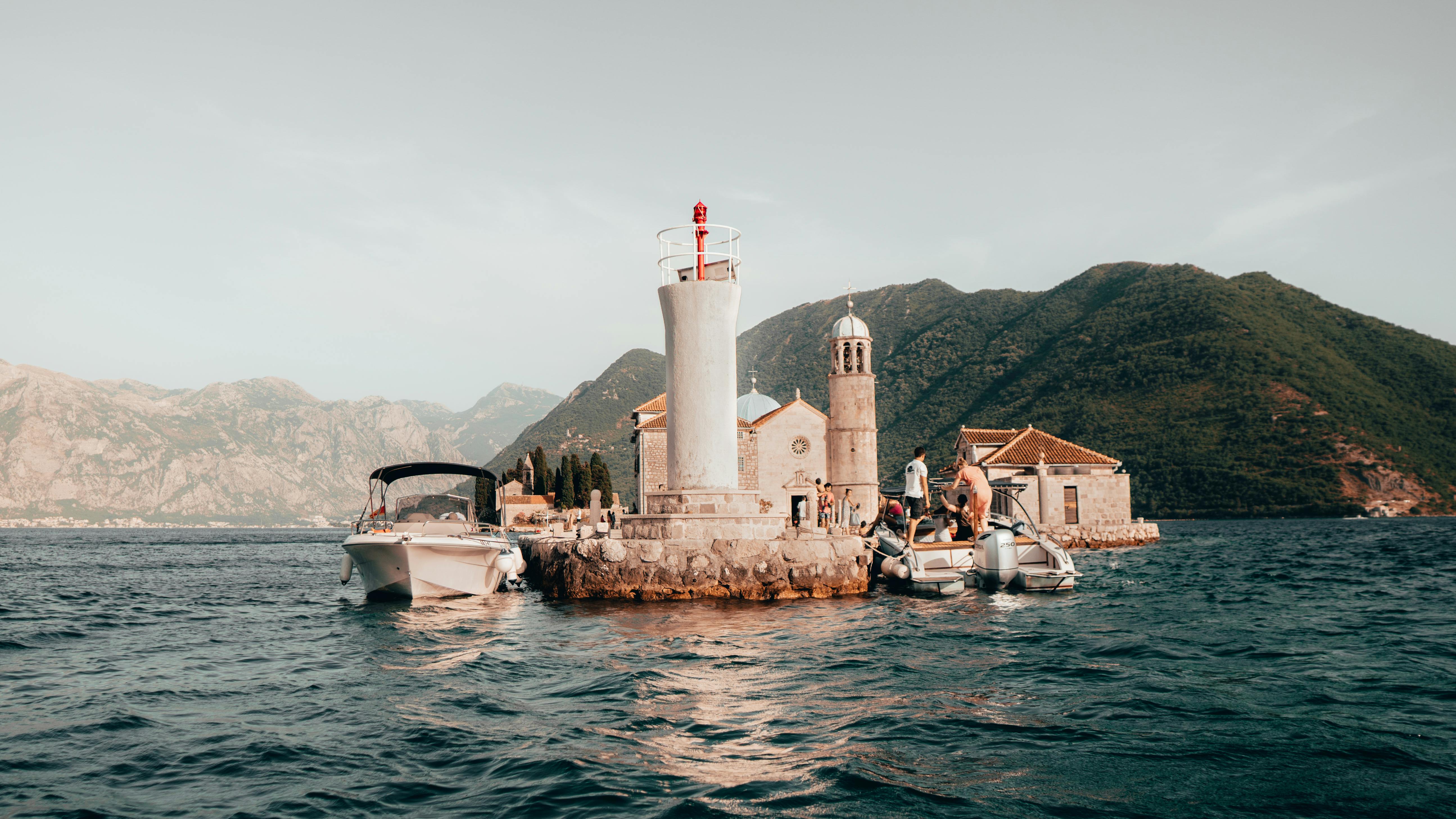 artificial island called our lady of the rocks