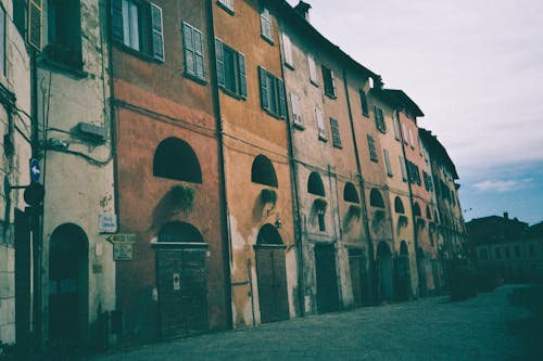 Free Medieval Colored Buildings Stock Photo