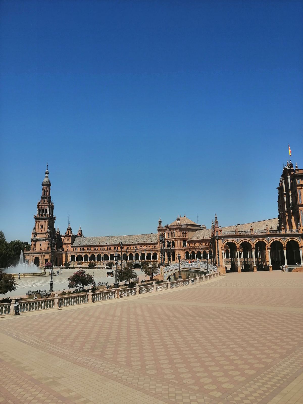 Plaza de España a Siviglia, Spagna