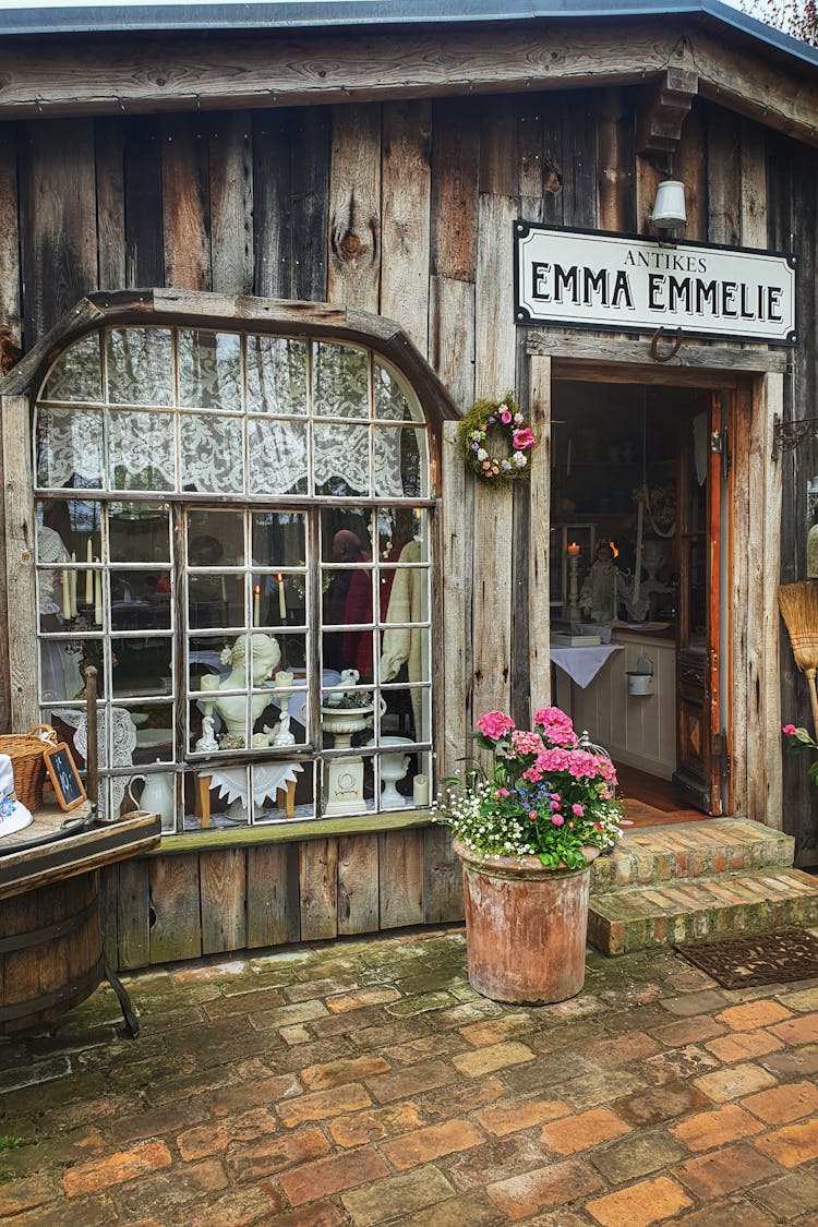 An Exterior Of An Antique Store