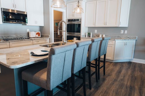 Interior Design of a Home Kitchen Area