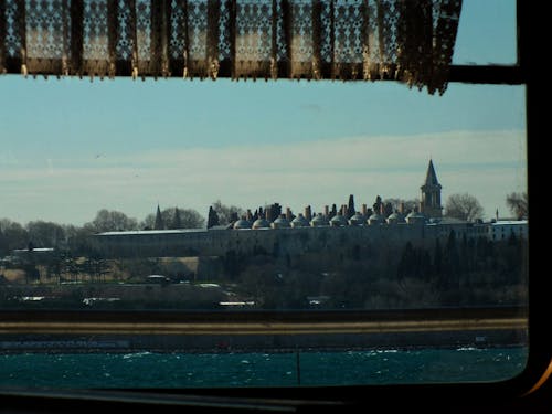 View of Topkaki Palace Museum from a Watercraft Window