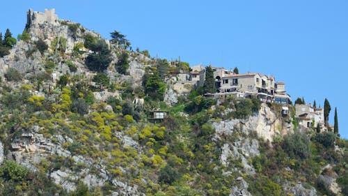 Concrete Buildings On Top of the Mountain 