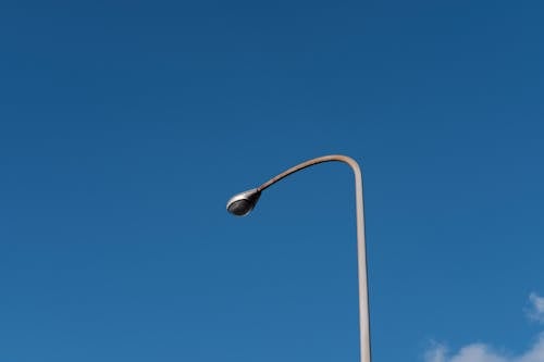 Street Light Under Blue Sky