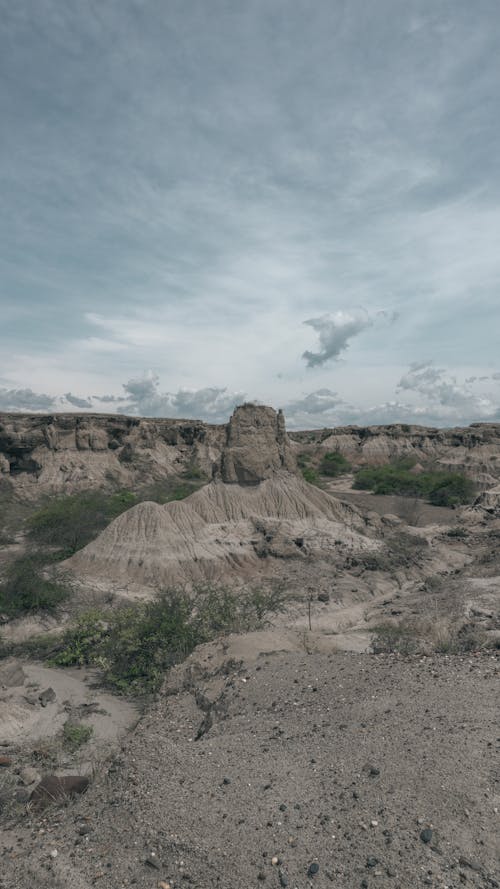 Rock Formations on a Desert