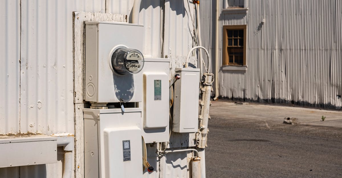 Mounted Meter Panels on a Wall · Free Stock Photo