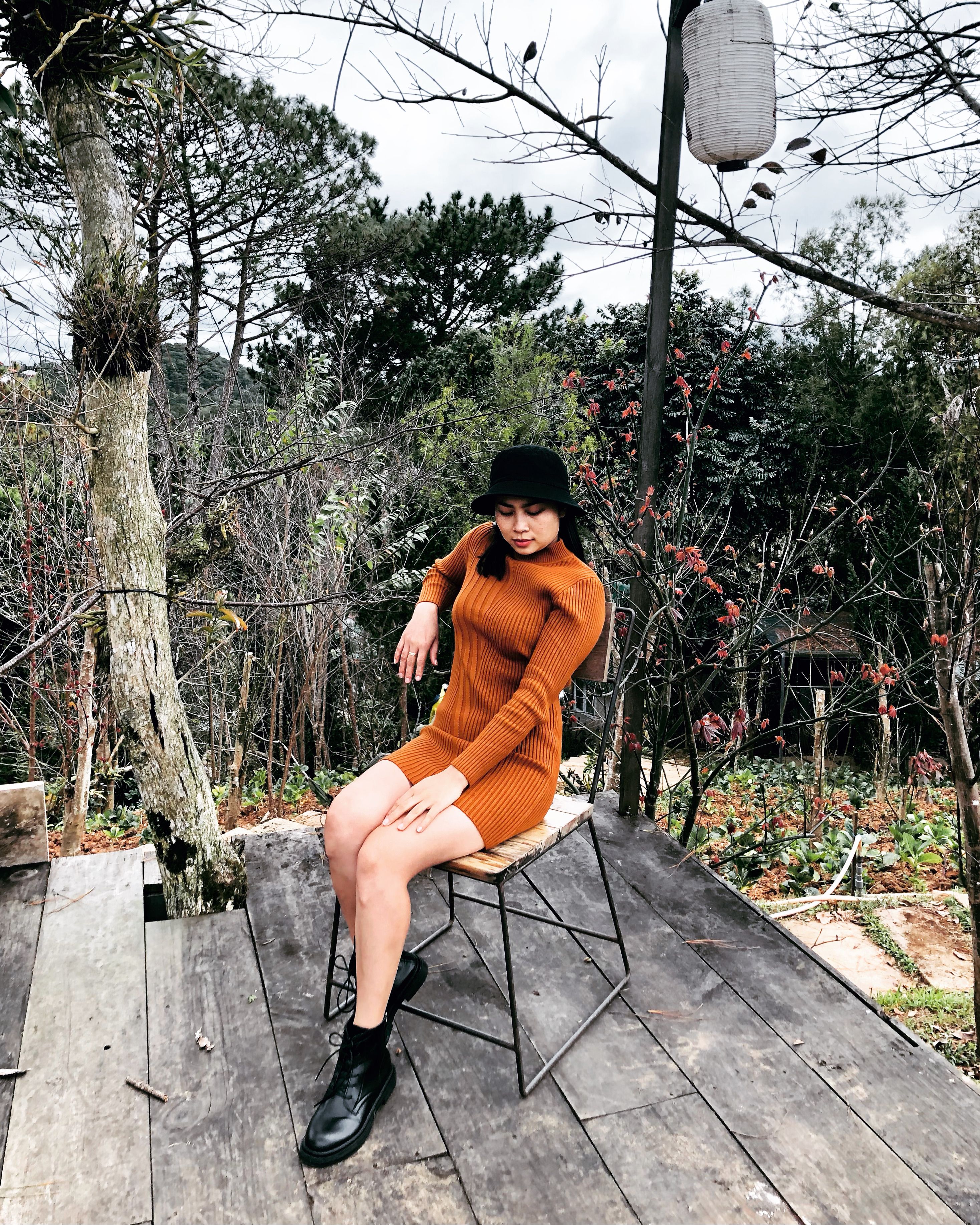 Vestido Midi Canelado